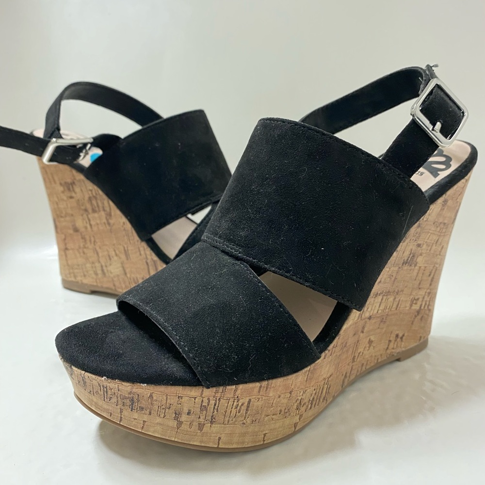 Fergalicious cork wedge sandals